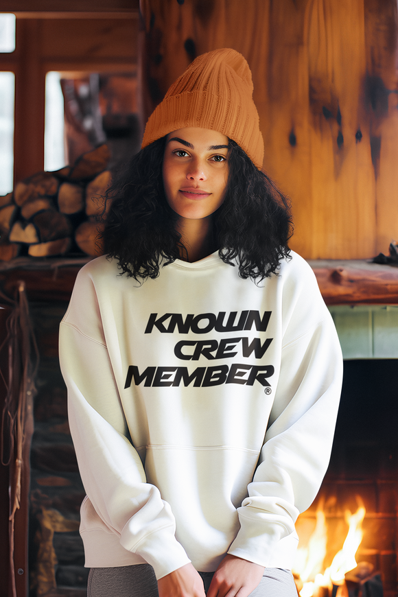 Known Crew Member Classic White Hoodie